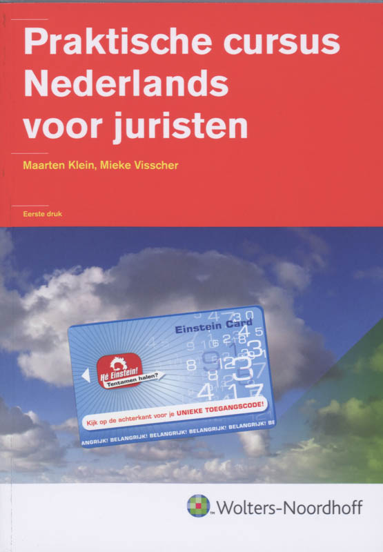 Omslag van Praktische cursus Nederlands voor juristen
