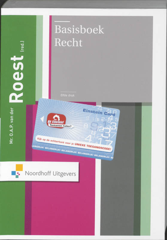 Omslag van Basisboek recht