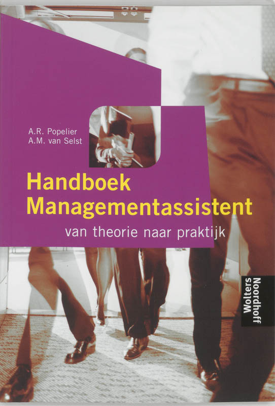 Omslag van Handboek managementsassistent van theorie naar praktijk
