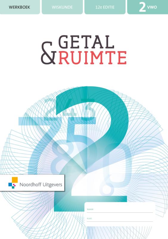 Omslag van Getal & Ruimte 12 editie 2 vwo werkboek en rekenkatern