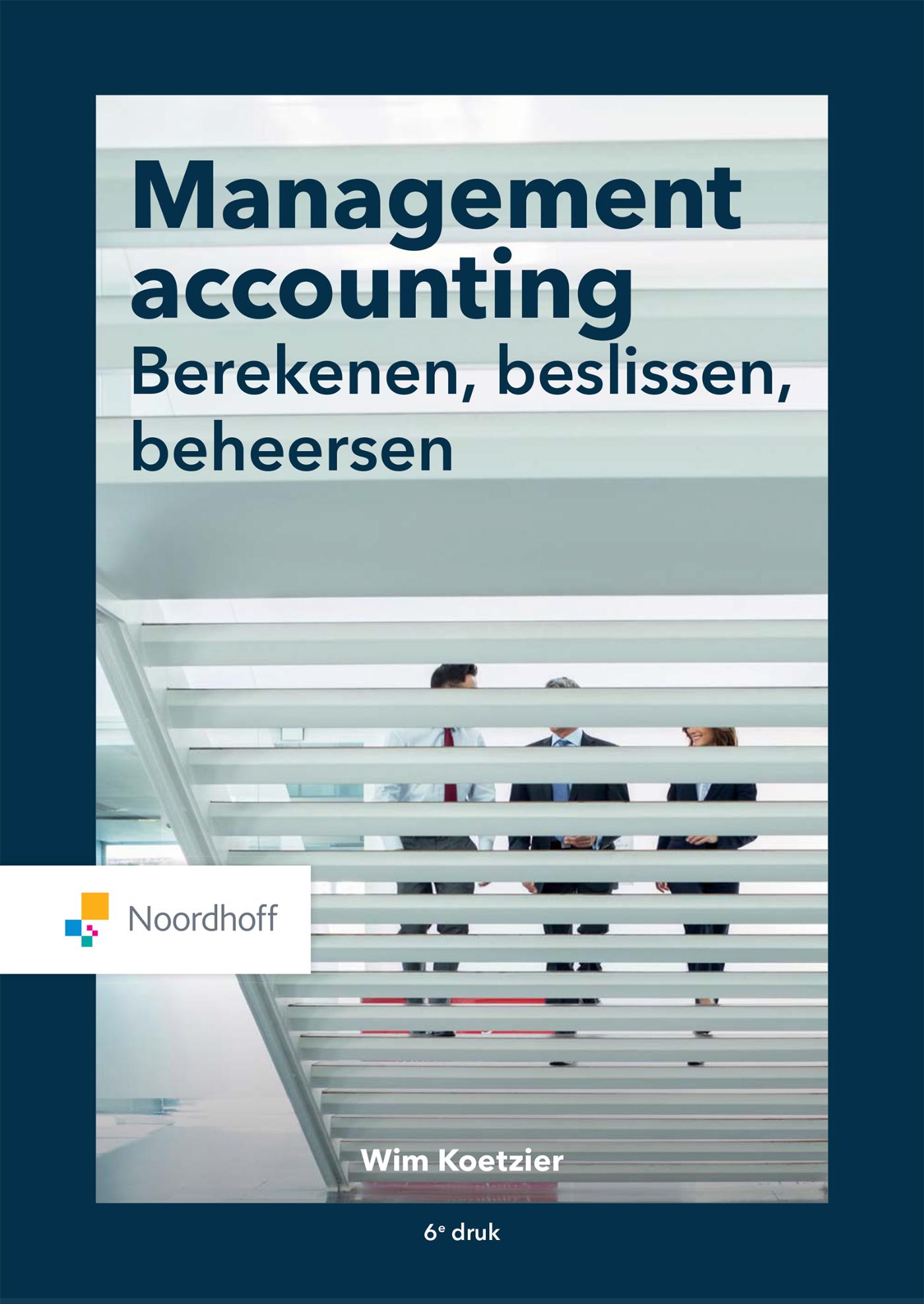 Omslag van Management accounting: berekenen, beslissen, beheersen (e-book)