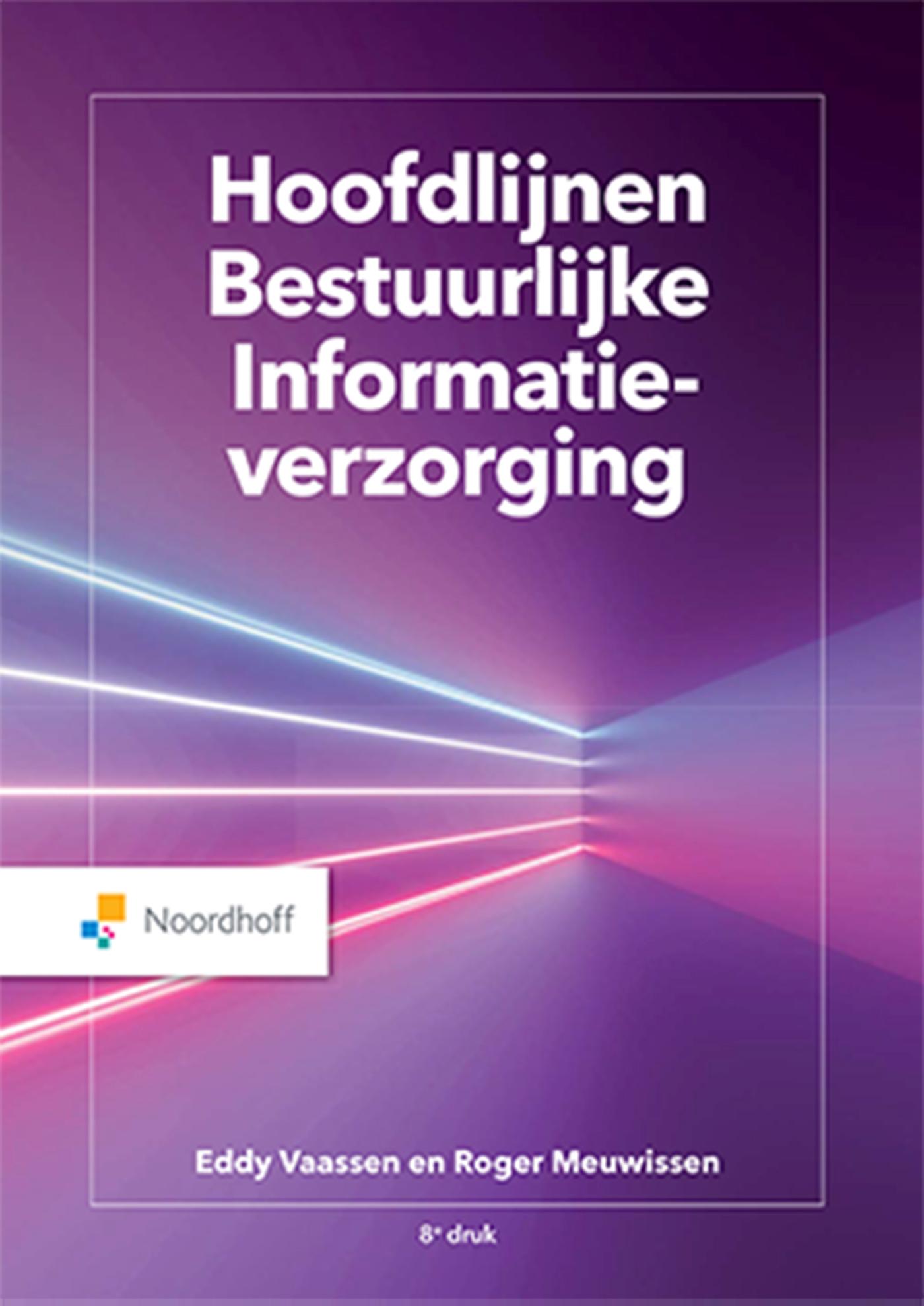 Omslag van Hoofdlijnen Bestuurlijke Informatieverzorging