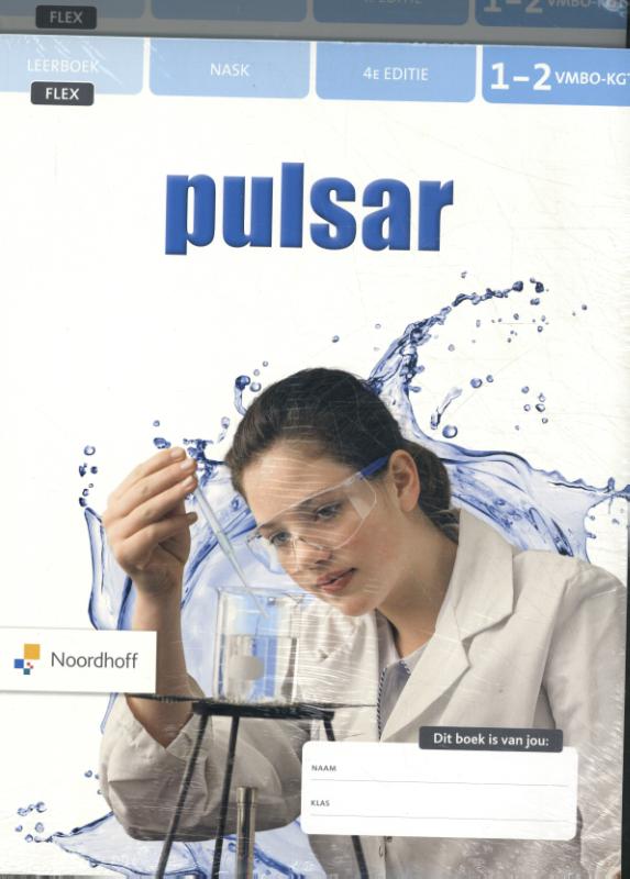Omslag van Pulsar NaSk 4e ed vmbo-kgt 1-2 FLEX leerboek + werkboek A + B