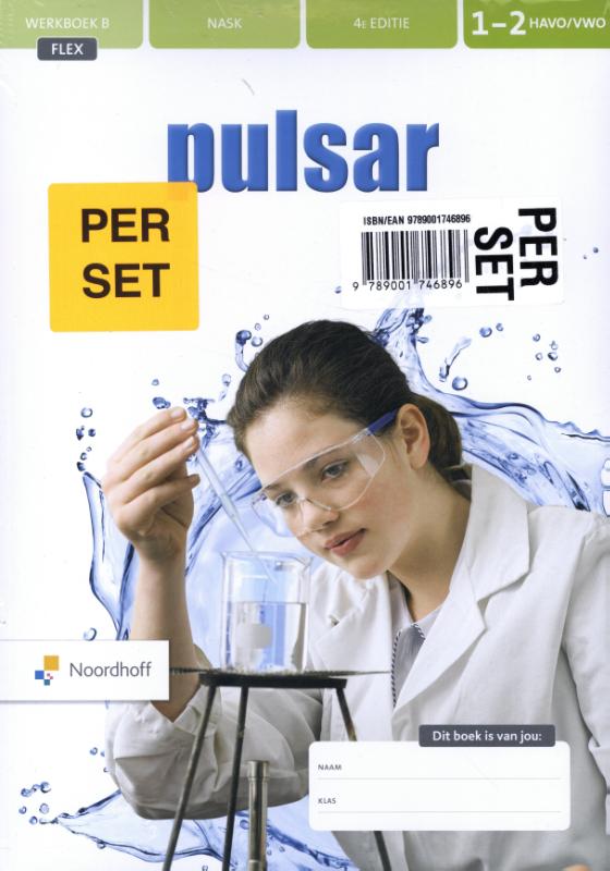 Omslag van Pulsar NaSk 4e ed havo/vwo 1-2 FLEX leerboek + werkboek A + B