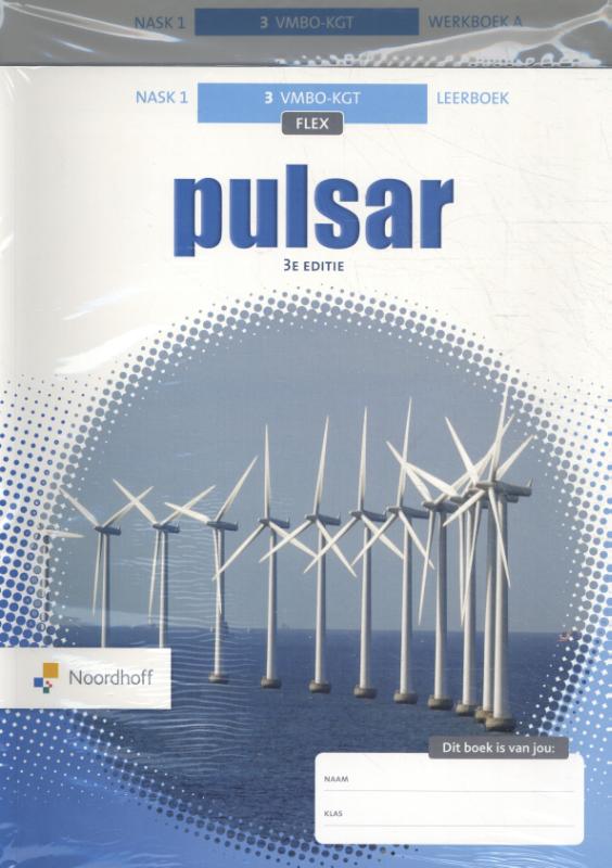 Omslag van Pulsar NaSk1 3e ed vmbo-kgt 3 FLEX leerboek + werkboek A + B
