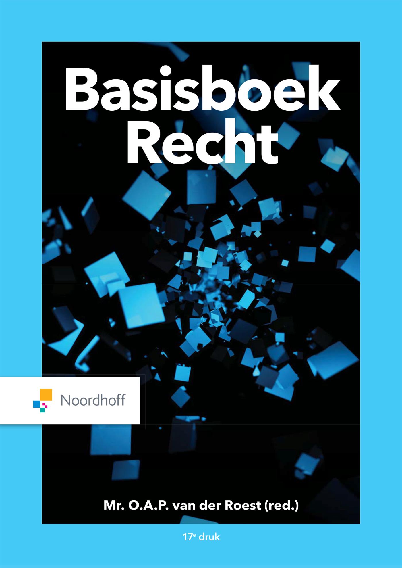 Omslag van Basisboek Recht