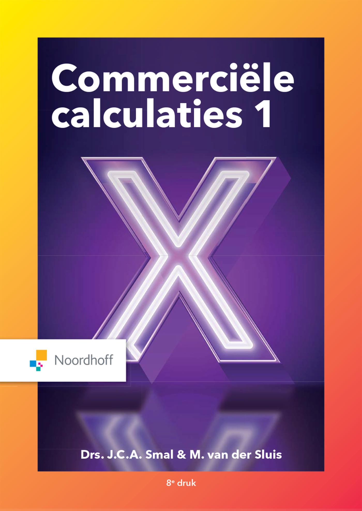Omslag van Commerciële calculaties 1