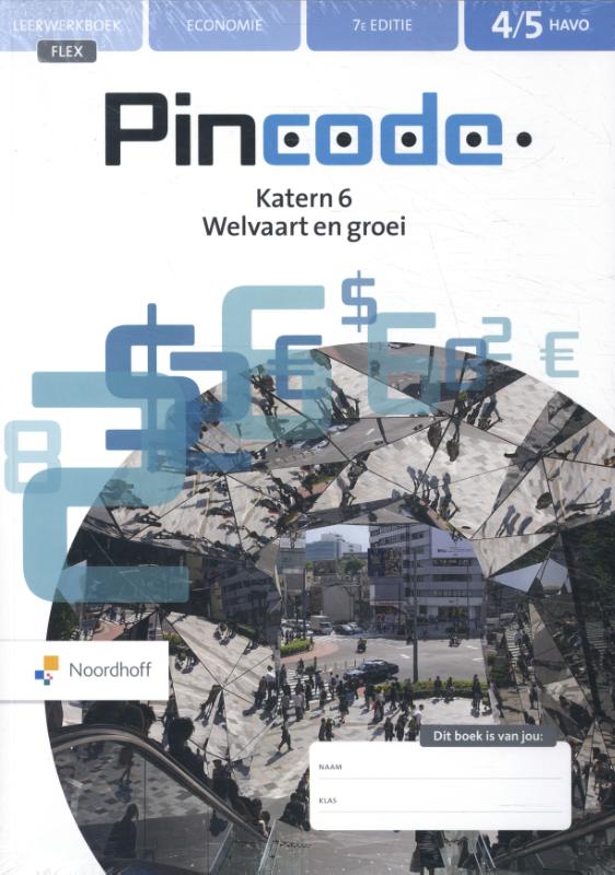 Omslag van Pincode 7e ed havo 5 set katernen 6 en 7 FLEX boek