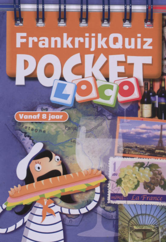 Omslag van Pocket Loco Frankrijk Quiz boekje