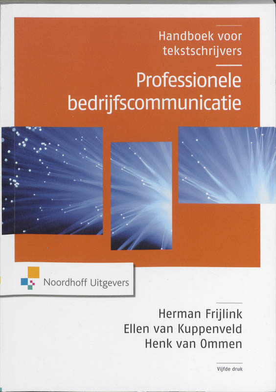 Omslag van Professionele bedrijfscommunicatie