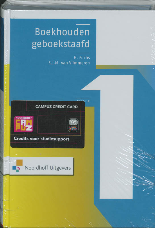 Omslag van Boekhouden geboekstaafd 1 hoofdboek
