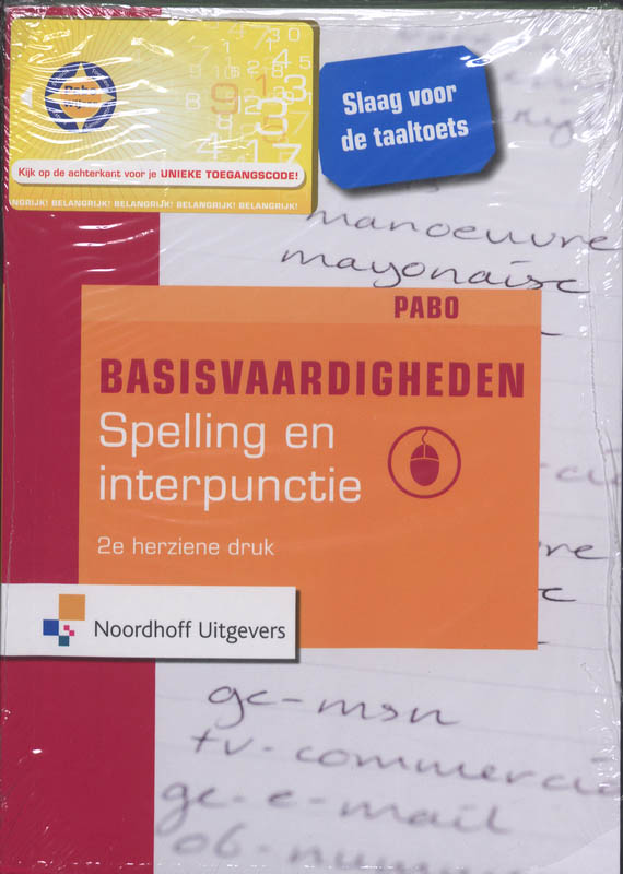 Omslag van Basisvaardigheden Spelling en Interpunctie