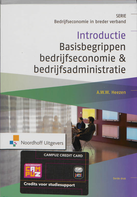 Omslag van Introductie Basisbegrippen bedrijfseconomie & bedrijfsadministratie