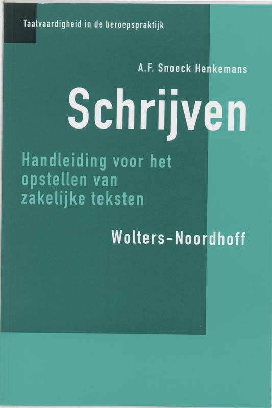Omslag van Schrijven