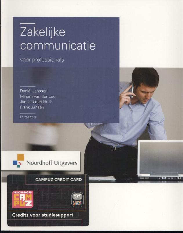 Omslag van Zakelijke communicatie voor professionals