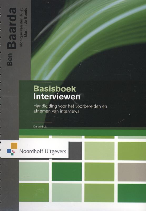Omslag van Basisboek interviewen