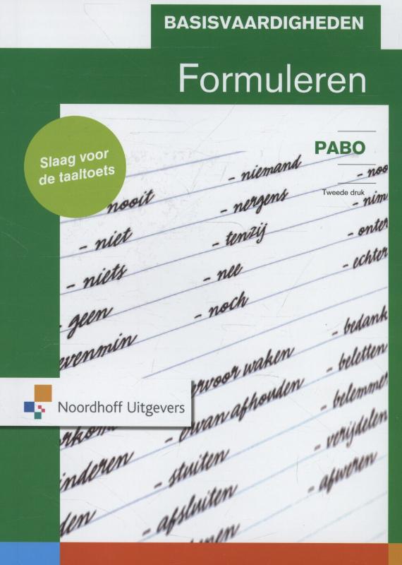 Omslag van Basisvaardigheden voor de pabo