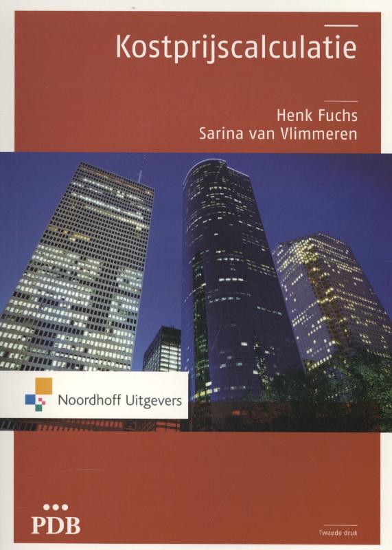 Omslag van Kostprijscalculatie