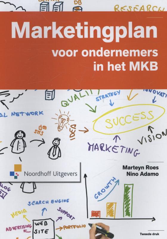 Omslag van Marketingplan voor ondernemers in het MKB