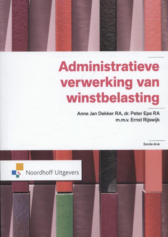 Omslag van Administratieve verwerking van winstbelasting