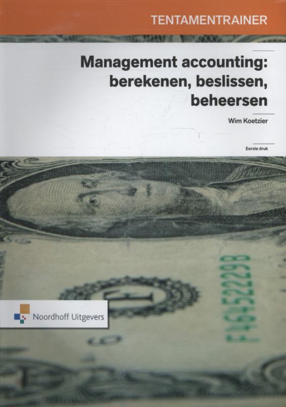 Omslag van Tentamentrainer management accounting