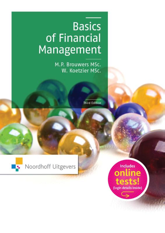 Omslag van Basics of financial management