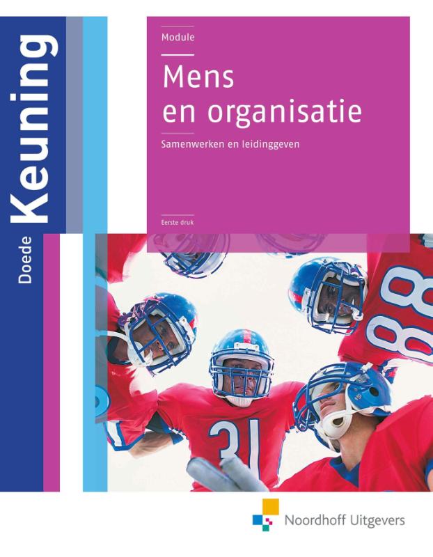 Omslag van Mens en organisatie
