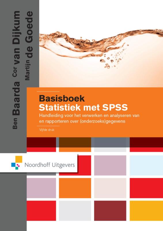 Omslag van Basisboek statistiek met SPSS