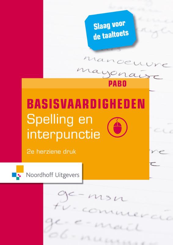 Omslag van Basisvaardigheden spelling en interpunctie