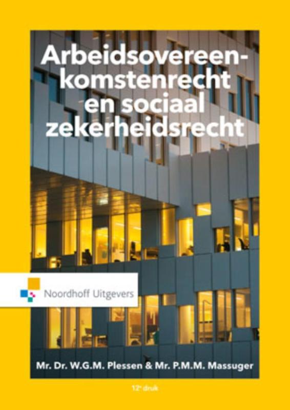 Omslag van Arbeidsovereenkomstenrecht en sociaalzekerheidsrecht