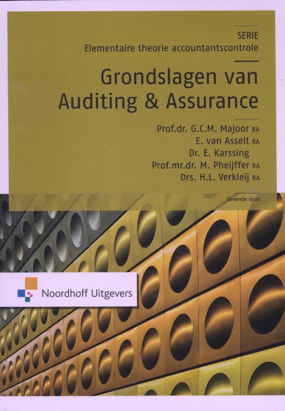 Omslag van Grondslagen van auditing en assurance
