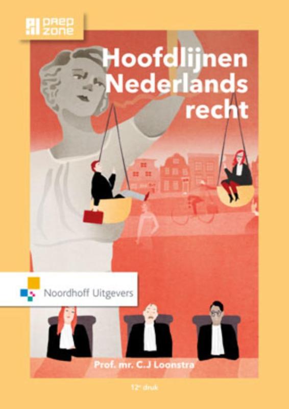 Omslag van Hoofdlijnen Nederlands recht