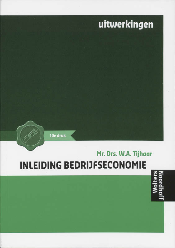 Omslag van Uitwerkingen
