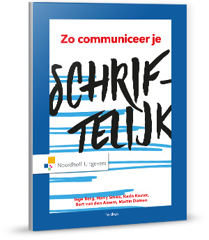 Omslag van Zo communiceer je schriftelijk