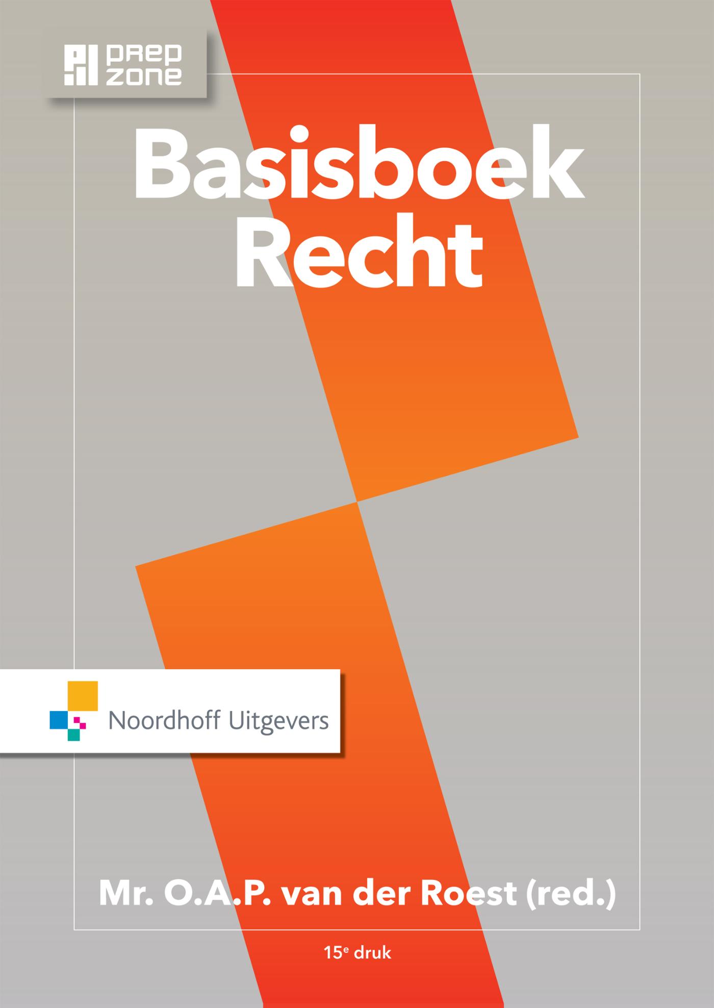 Omslag van Basisboek Recht