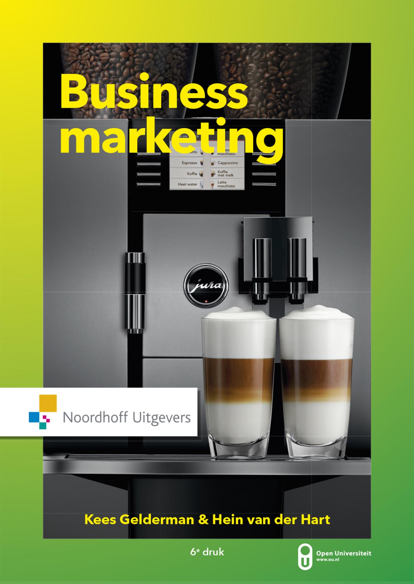 Omslag van Business marketing
