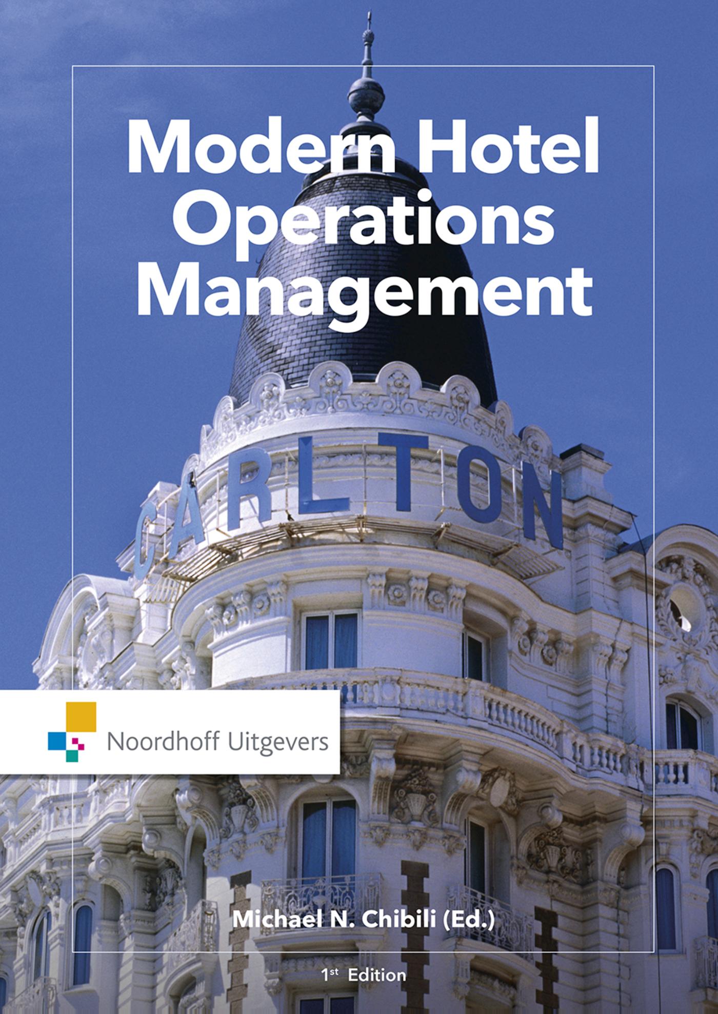 Omslag van Modern hotel operations management