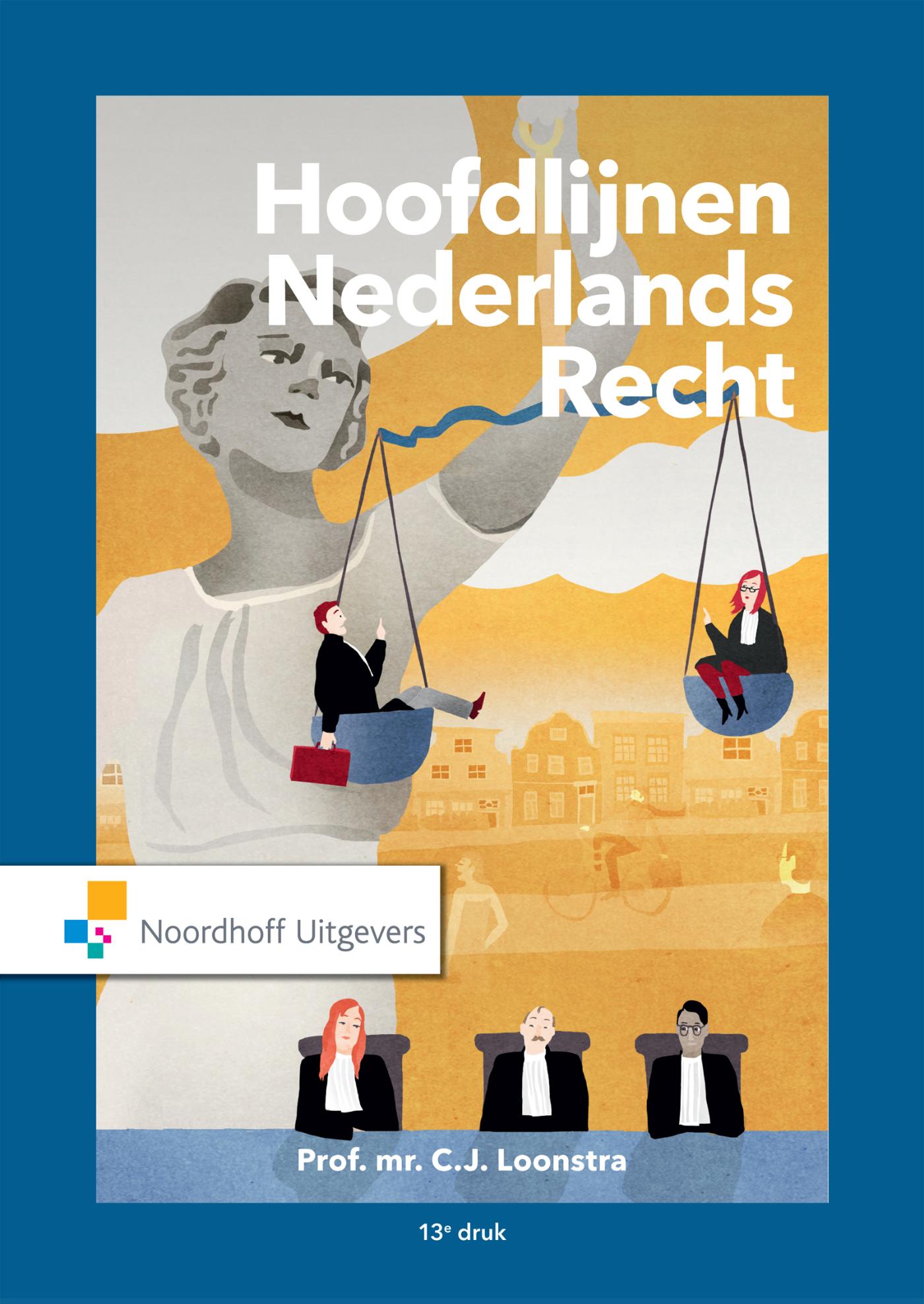 Omslag van Hoofdlijnen Nederlands recht