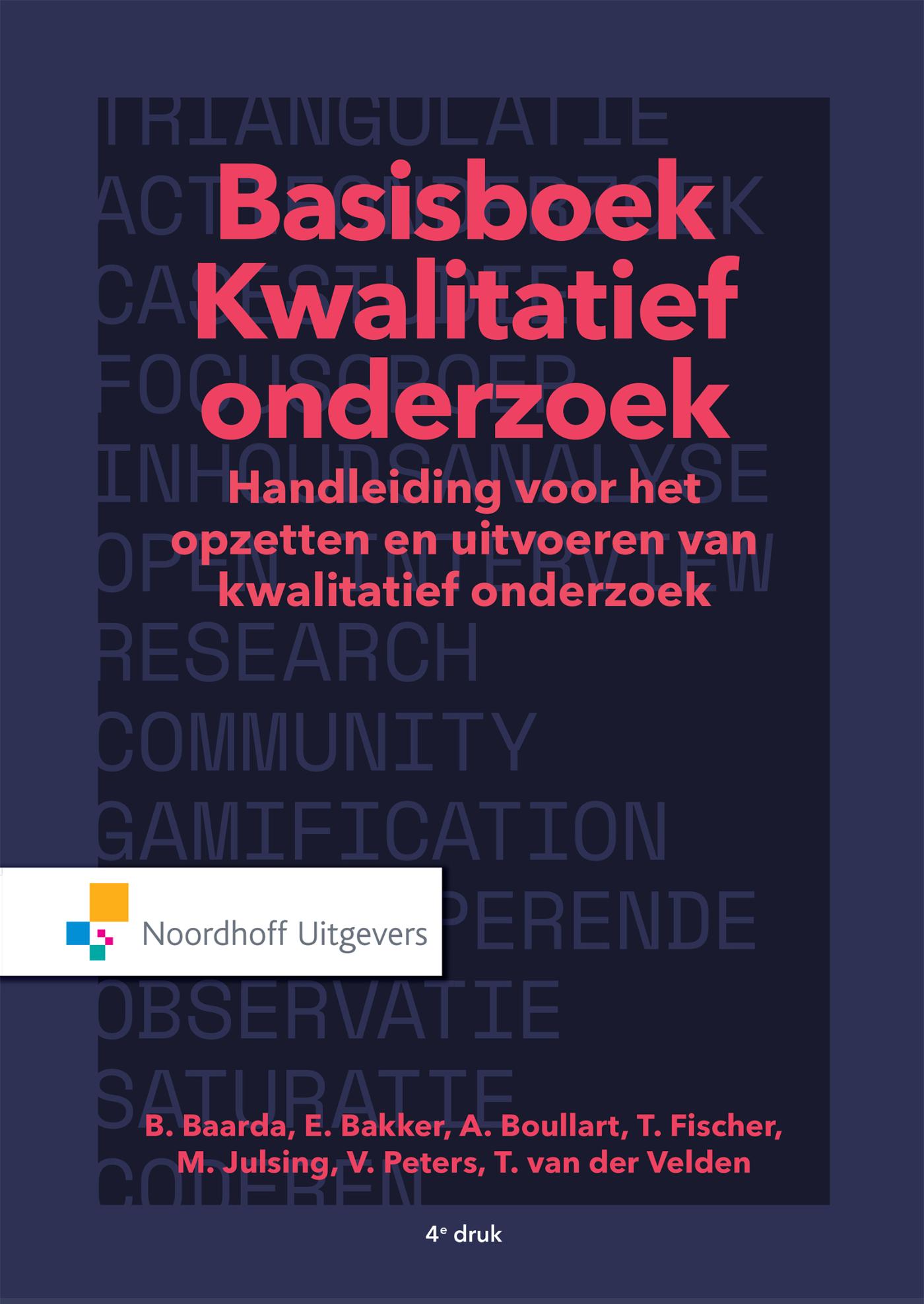 Omslag van Basisboek Kwalitatief Onderzoek