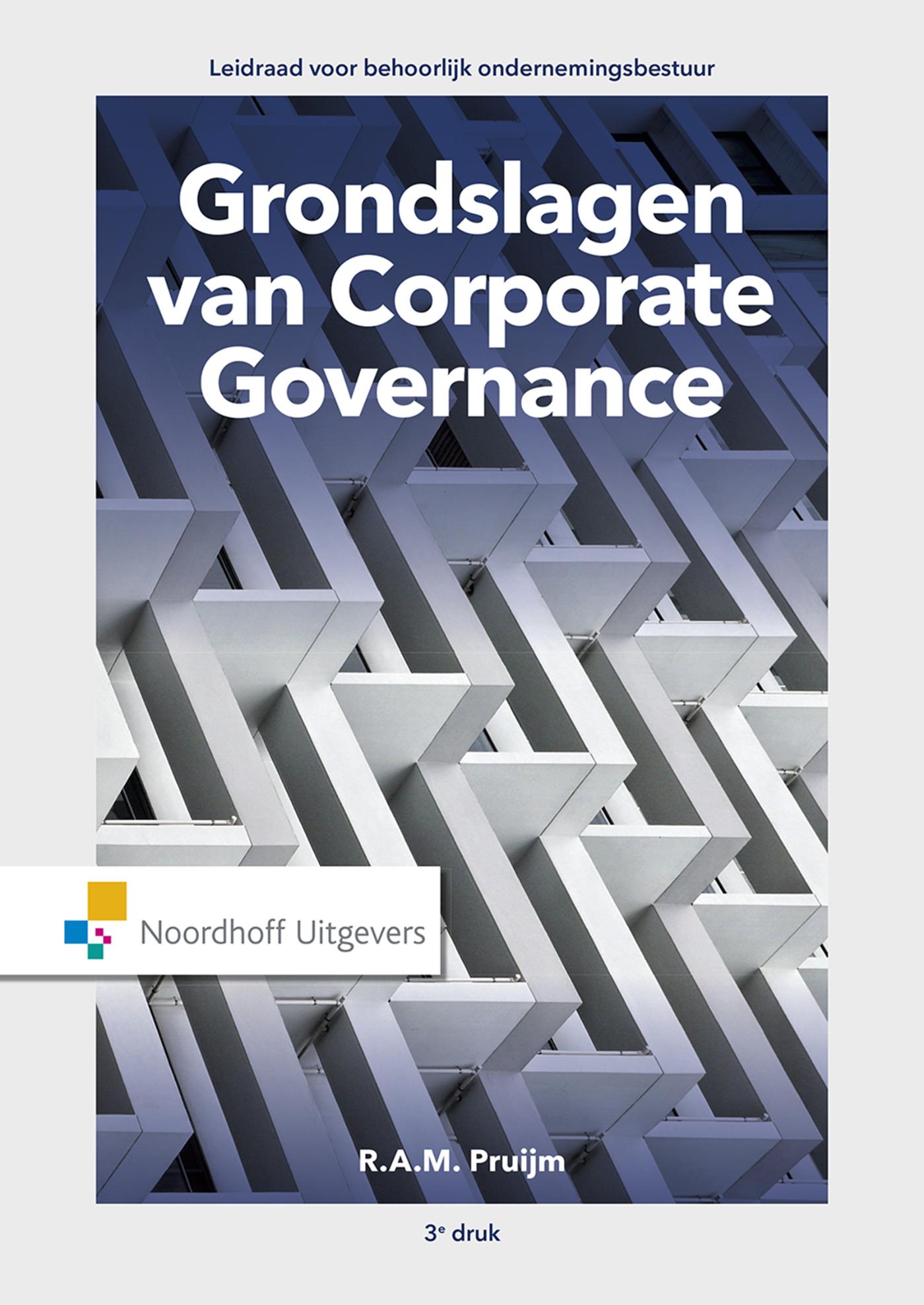 Omslag van Grondslagen van Corporate Governance