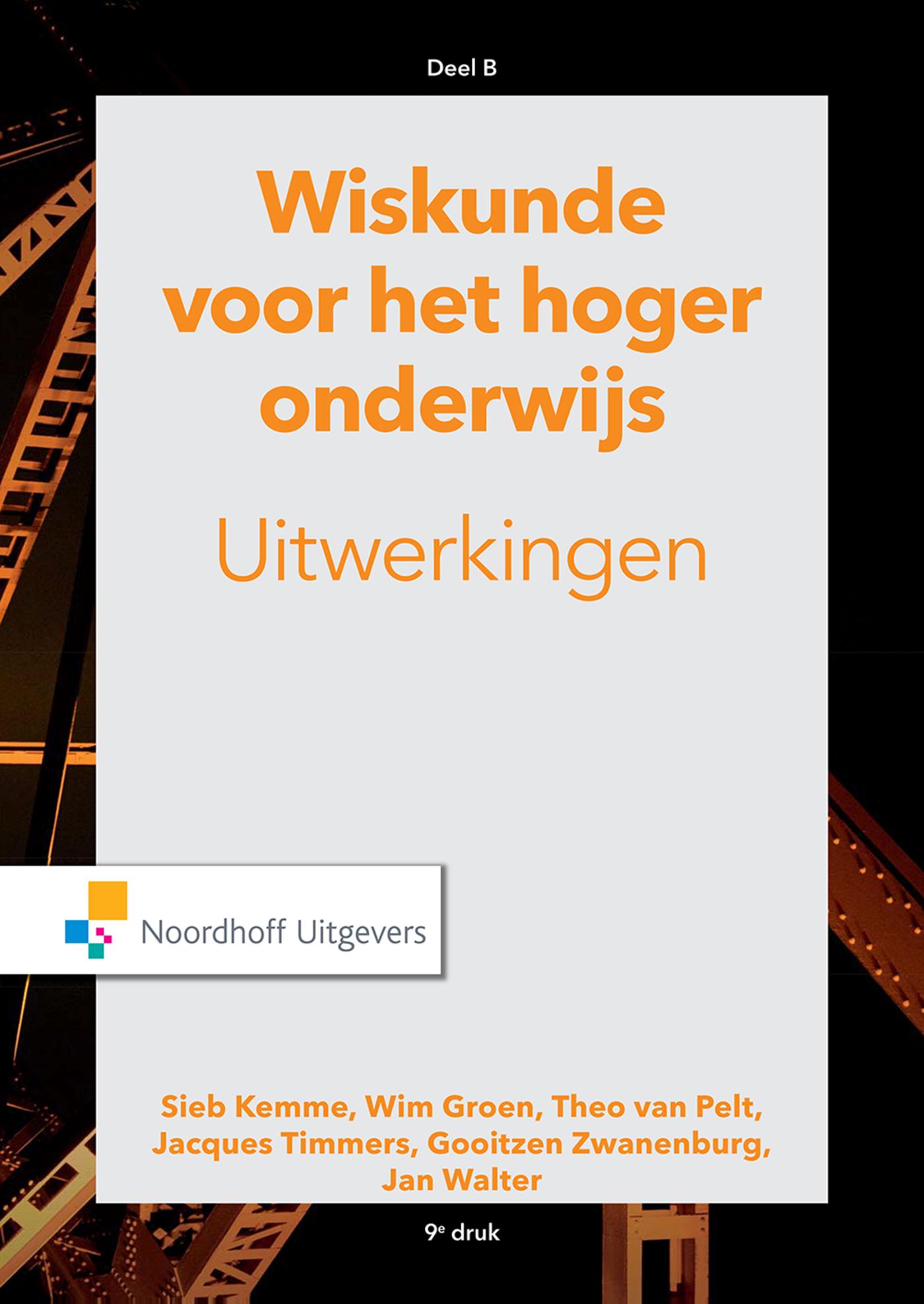 Omslag van Wiskunde voor het hoger onderwijs