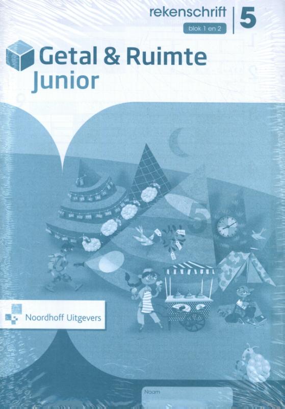 Omslag van Getal en Ruimte jr 1e editie groep 5 rekenschrift blok 1-2(5ex)