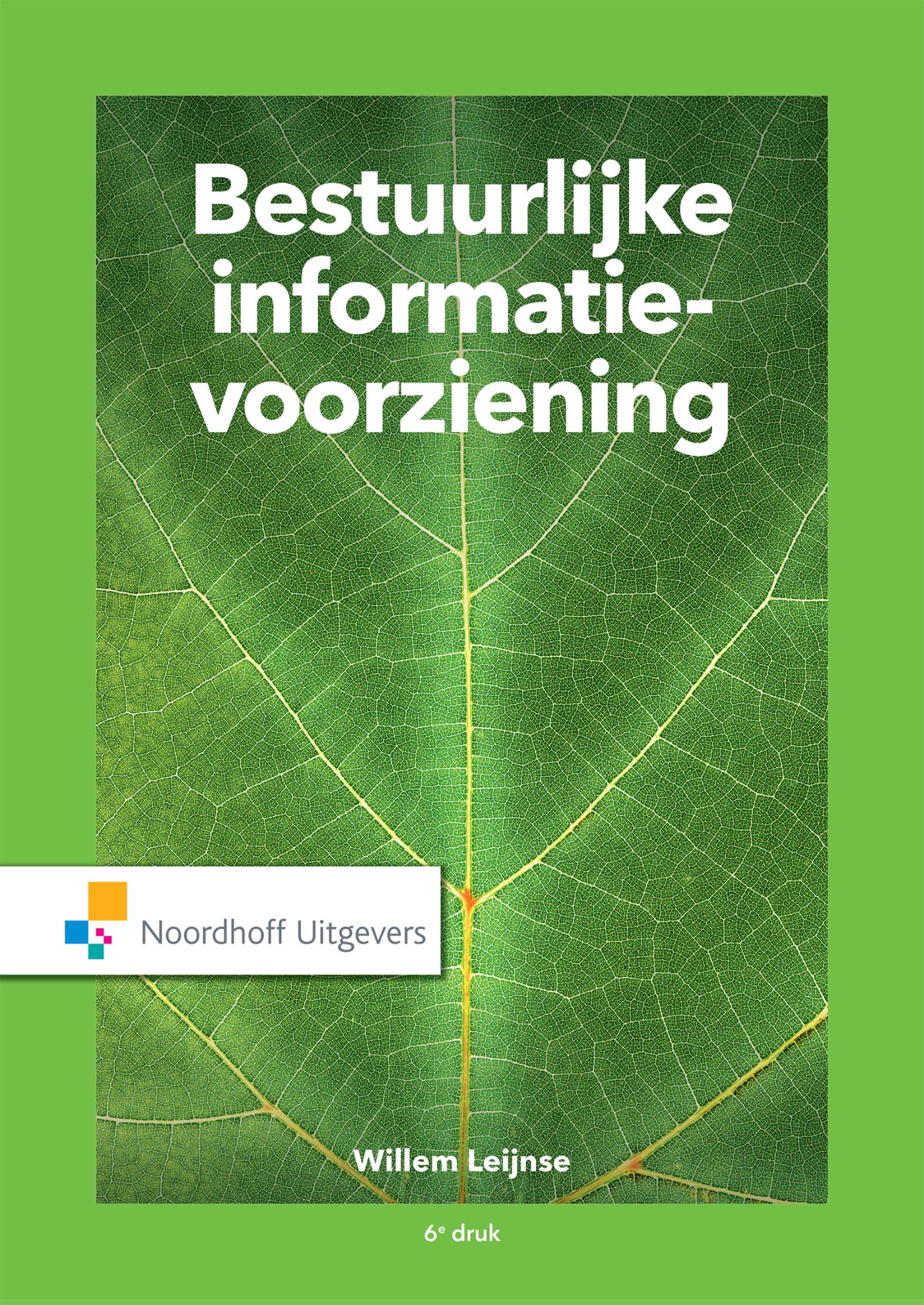 Omslag van Bestuurlijke informatievoorziening
