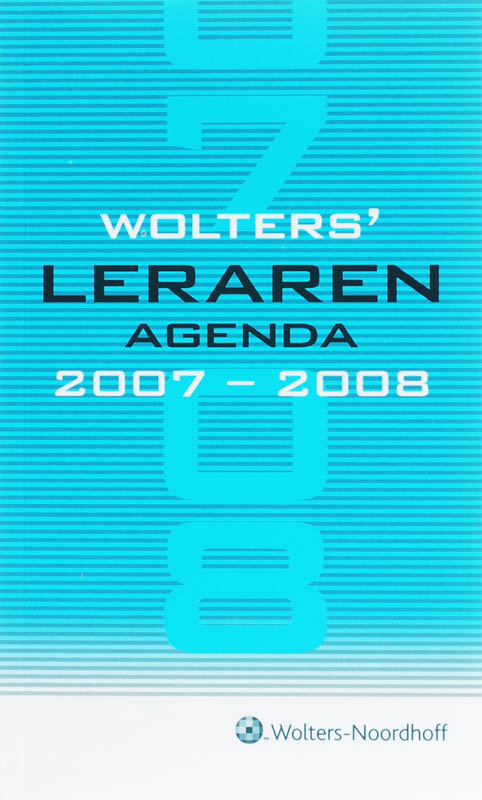 Omslag van Wolters Lerarenagenda 2007-2008