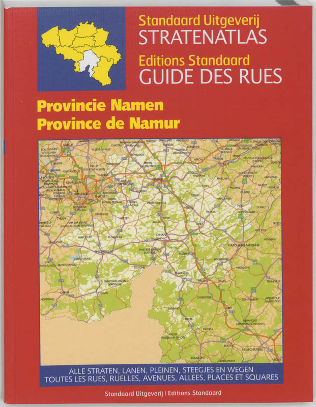Omslag van Stratenatlas Namen = Guide des rues Namur