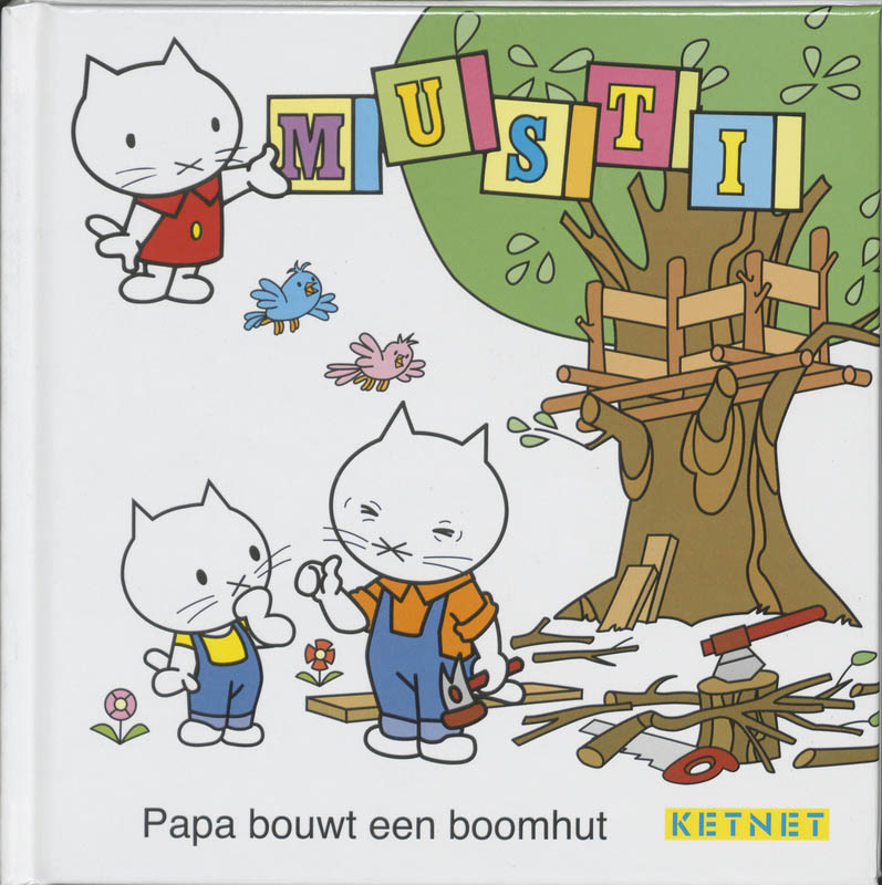 Omslag van Papa bouwt een boomhut