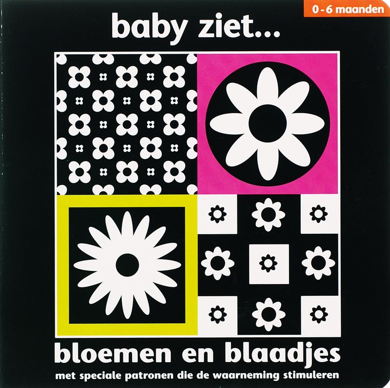 Omslag van Baby ziet...bloemen en blaadjes