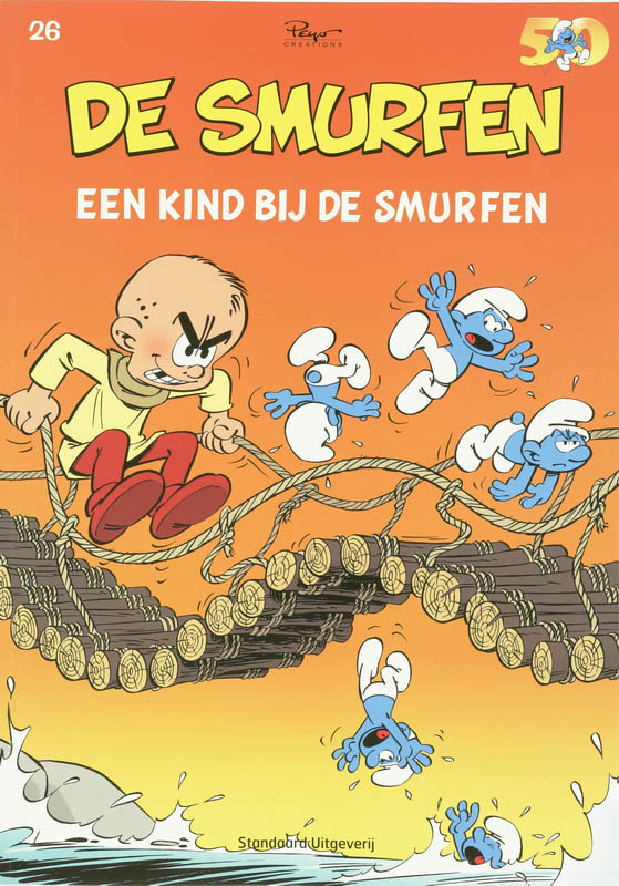 Omslag van Een kind bij de smurfen