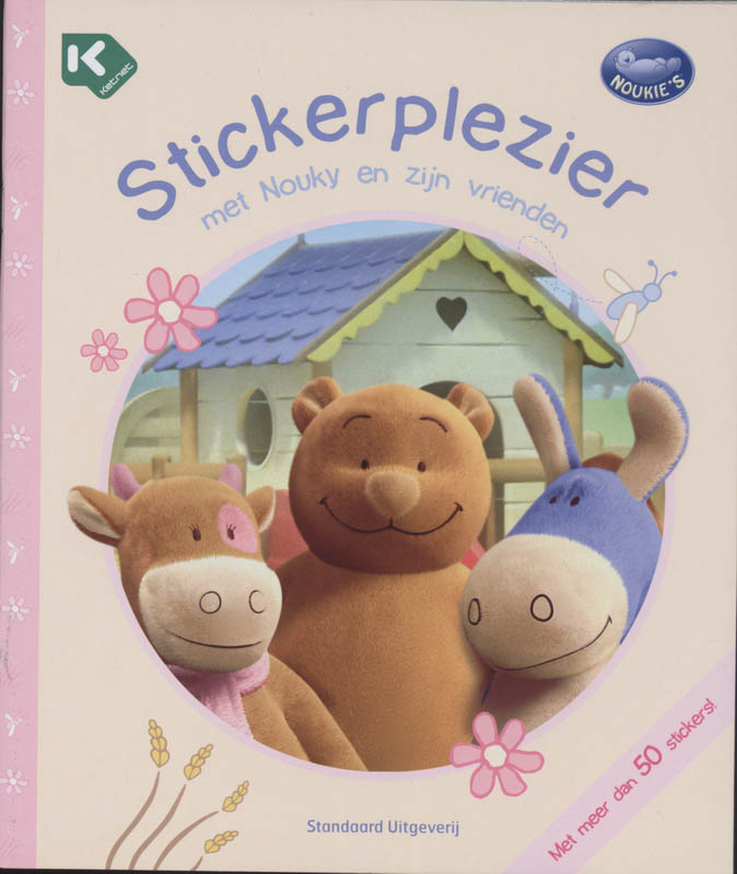Omslag van Stickerplezier met Nouky en zijn vrienden