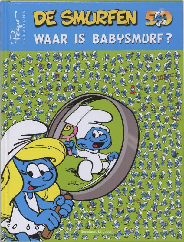 Omslag van waar is babysmurf